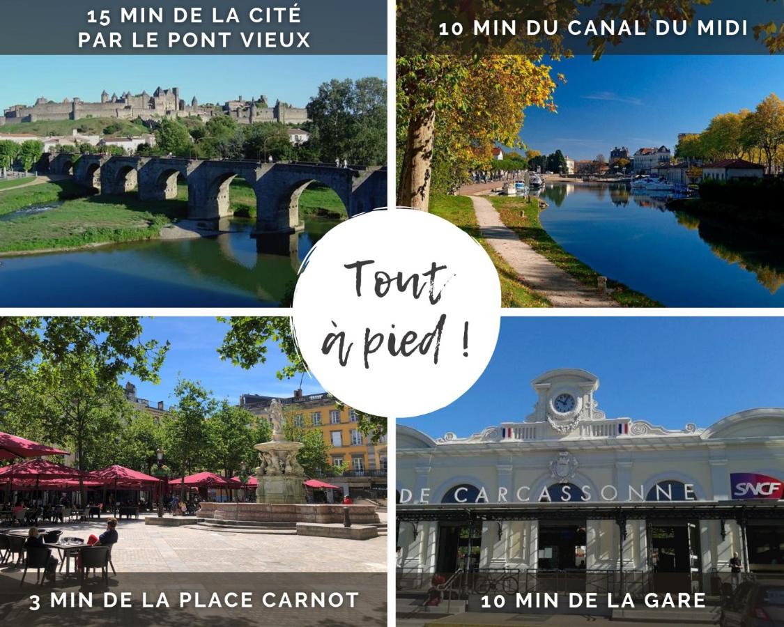 Le Nid - Tout A Pied - Wifi Carcassonne Exterior foto